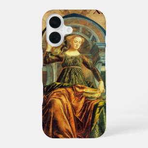 ANTIQUE RENAISSANCE TAROTS 14 / TEMPERANCE iPhone 16 CASE