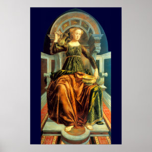 ANTIQUE RENAISSANCE TAROTS 14 / TEMPERANCE POSTER