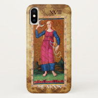 ANTIQUE RENAISSANCE TAROTS 18 / THE MOON