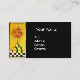 ANTIQUE RENAISSANCE TAROTS 19 / THE SUN BUSINESS CARD