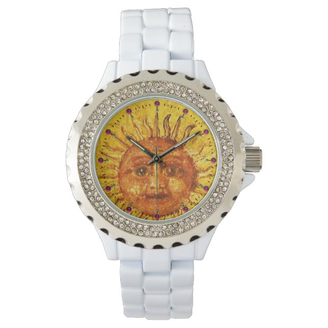 ANTIQUE RENAISSANCE TAROTS 19 / THE SUN WATCH (Front)