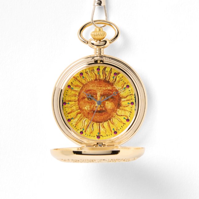 ANTIQUE RENAISSANCE TAROTS 19 / THE SUN WATCH (Front)