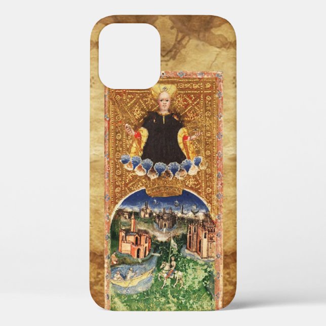ANTIQUE RENAISSANCE TAROTS 21 / THE WORLD Case-Mate iPhone CASE (Back)