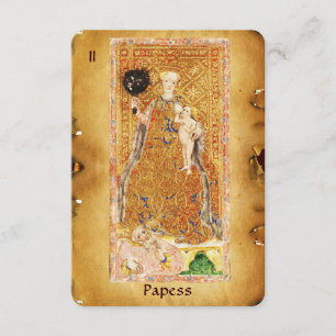 ANTIQUE RENAISSANCE TAROTS 2  / PAPESS ( CHARITY ) ANNOUNCEMENT
