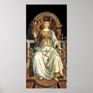 ANTIQUE RENAISSANCE TAROTS  5 / THE POPE POSTER