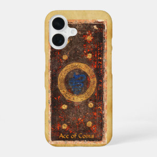 ANTIQUE RENAISSANCE TAROTS / ACE OF COINS iPhone 16 CASE