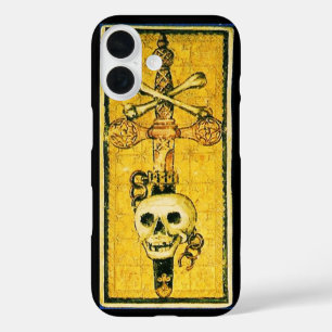 ANTIQUE RENAISSANCE TAROTS / ACE OF SWORDS iPhone 16 CASE