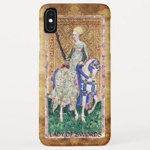 ANTIQUE RENAISSANCE TAROTS  / LADY OF SWORDS iPhone XS MAX CASE