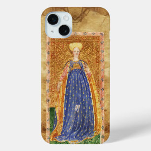 ANTIQUE RENAISSANCE TAROTS  / MAID OF WANDS iPhone 15 MINI CASE