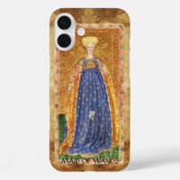ANTIQUE RENAISSANCE TAROTS / MAID OF WANDS