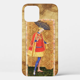 ANTIQUE RENAISSANCE TAROTS / PAGE OF CUPS iPhone 12 CASE