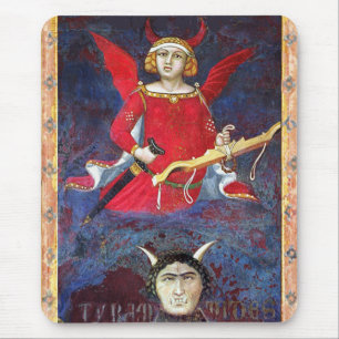 ANTIQUE RENAISSANCE TAROTS /THE DEVIL Pride Detail Mouse Mat