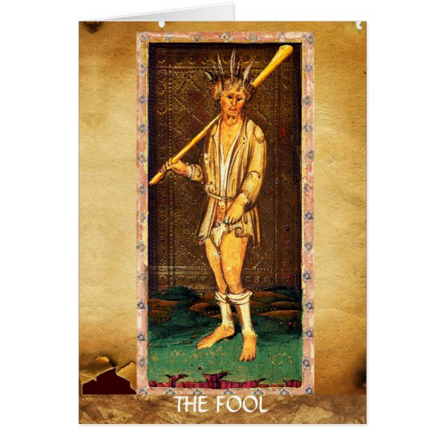 ANTIQUE RENAISSANCE TAROTS  / THE FOOL (Front)