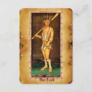 ANTIQUE RENAISSANCE TAROTS  / THE FOOL ANNOUNCEMENT