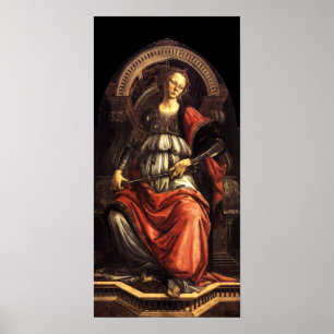 ANTIQUE RENAISSANCE TAROTS THE FORTITUDE- STRENGHT POSTER