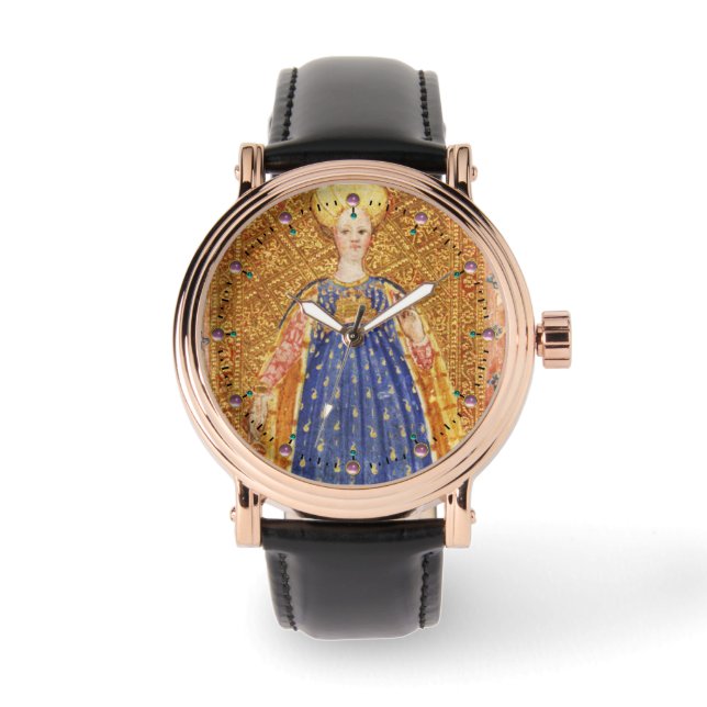 ANTIQUE RENAISSANCE TAROTS / THE MAID OF WANDS WATCH (Front)