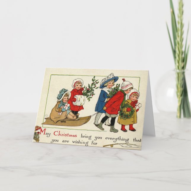 Antique Reproduction Christmas card (Front)