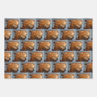 Antique Rockig Wrapping Paper Sheet
