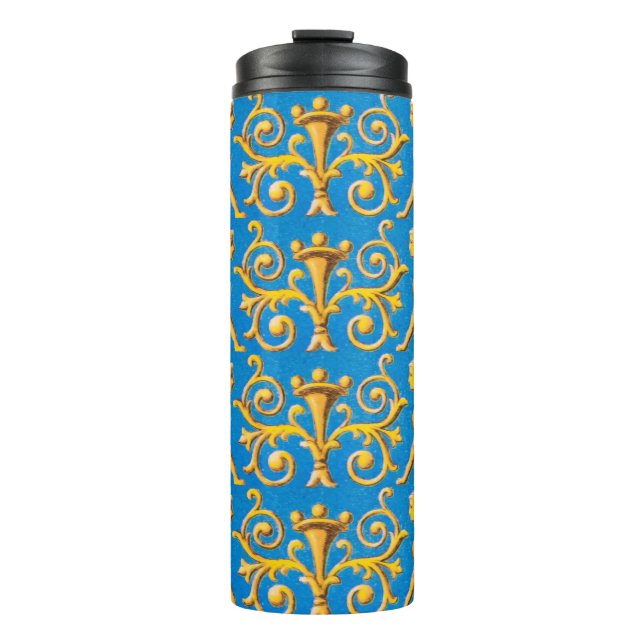 Antique roman pattern thermal tumbler (Front)
