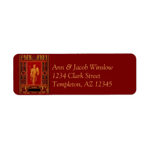 Antique Roman Soldier Address Labels