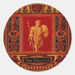 Antique Roman Soldier Stickers