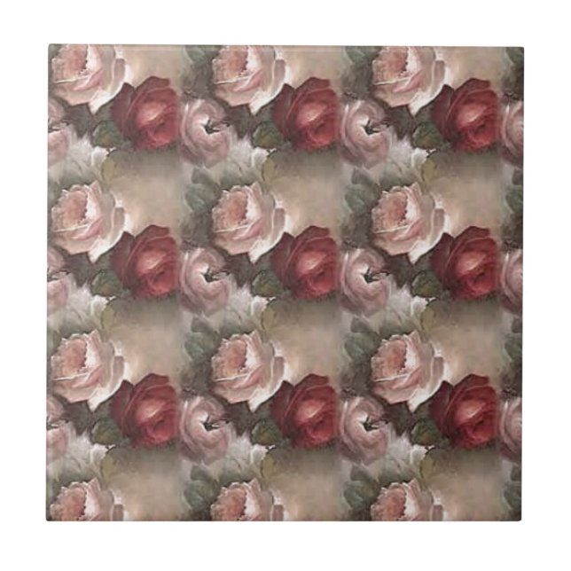 Antique Rose Tile (Front)