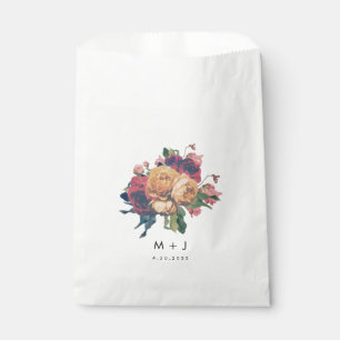 Antique Roses Botanical Fete Wedding Favour Bags