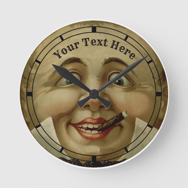 Antique Round Face Clock (Front)