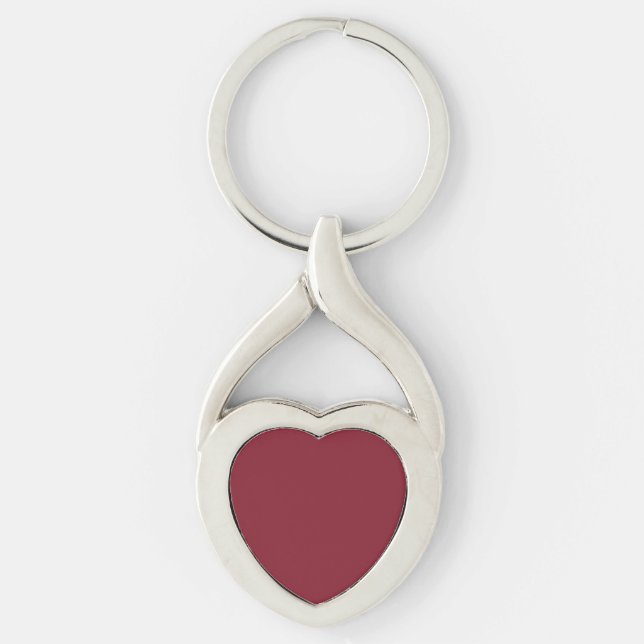  Antique Ruby (solid colour)  Key Ring (Front)
