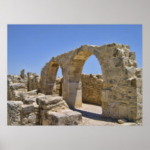 Antique Ruins in Cyprus Poster