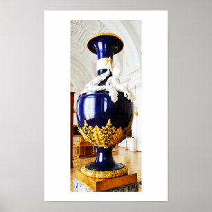 Antique Russian vase Poster