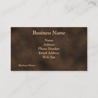Antique Rustic Metal-Look Business Cards