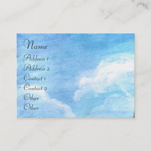 ANTIQUE RUSTIC VILLAGE IN TUSCANY BUSINESS CARD (Front)