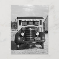 Antique School Bus, Greensboro, Georgia, 1941