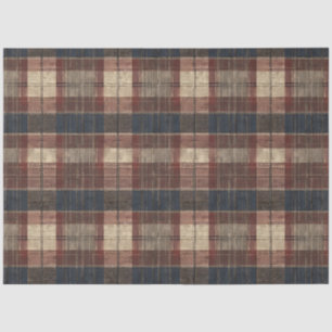 Antique Scottish Tartan Tissue Paper