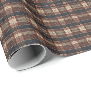 Antique Scottish Tartan  Wrapping Paper