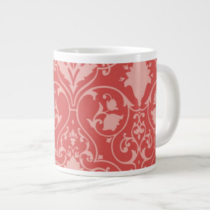 Antique scroll wallpaper 2 large coffee mug