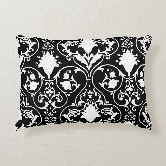 Antique scroll wallpaper decorative cushion (Front)