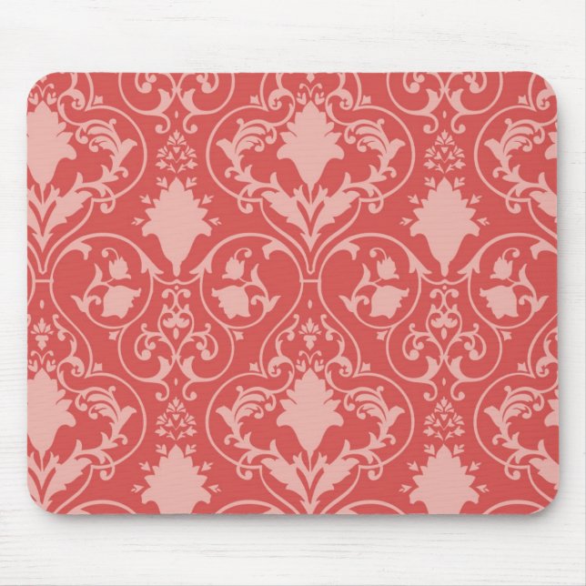 Antique scroll wallpaper mouse mat (Front)