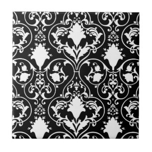 Antique scroll wallpaper tile