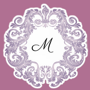 Antique Scrollwork Purple