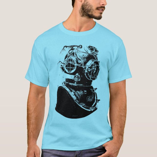 Antique Scuba Diver T-Shirt (Front)