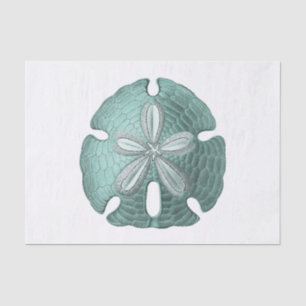 Antique Sea Sand Dollar Illustration Tissue Paper