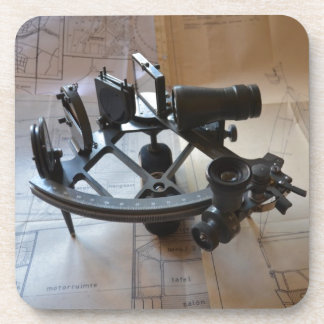 Antique Sextant Coaster