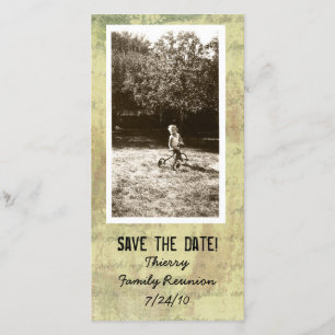 Antique Shabby Photo Save the Date Photo Cards
