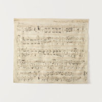 Antique Sheet Music Chopin Manuscript