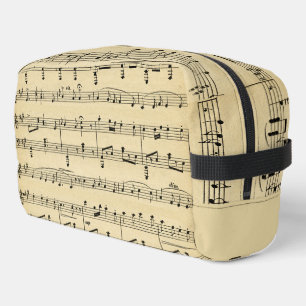Antique Sheet Music Dopp Kit