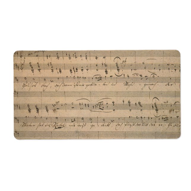 Antique Sheet Music from 1822, Song of the Old Man (Front)