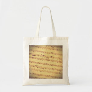 Antique Sheet Music Tote Bag