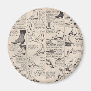 Antique Shoe Advertising Catalogue Magnet